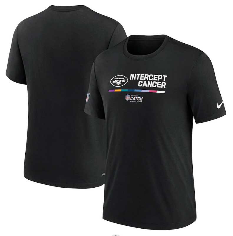 New York Jets Nike 2022 NFL Crucial Catch Performance Men's T-Shirt Black,We sell and wholesale New York Jets Nike 2022 NFL Crucial Catch Performance Men's T-Shirt Black on line form chian!